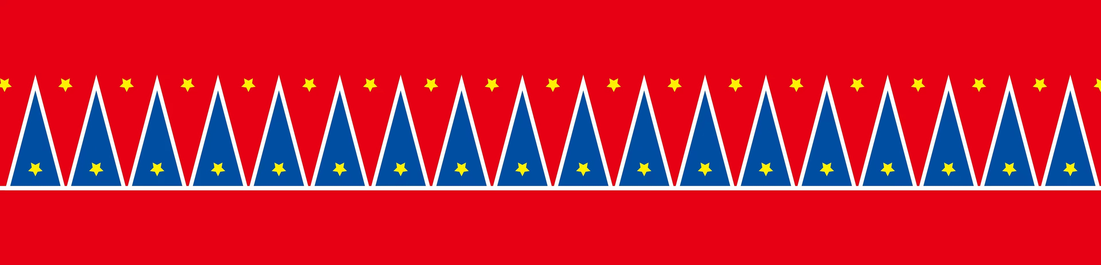 Drum Set (3 pieces) - Red and Blue