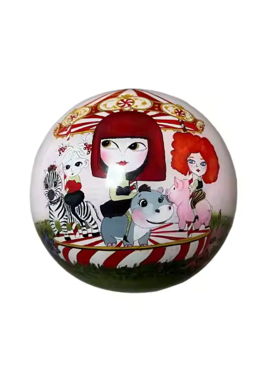 Carousel - I want a hippopotamus for Christmas Limited Edition Glass Ornament - 4 inch
