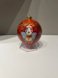 Queen of Hearts Limited Edition Glass Ornament - 4 inch