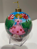 Princess Peppermint Tropics Limited Edition Glass Ornament - 4 inch