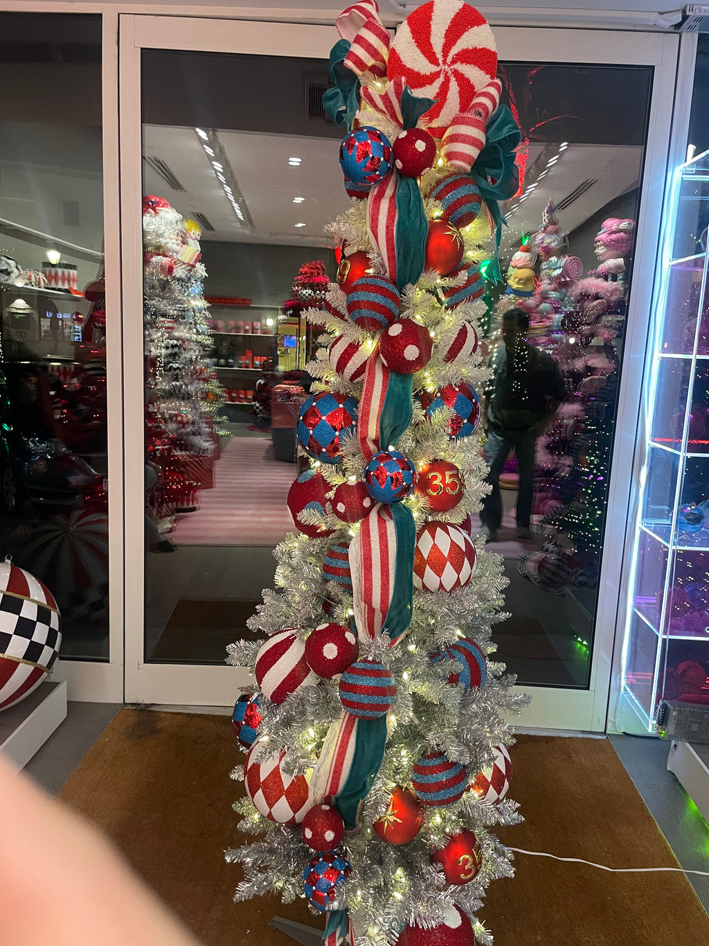 Red White Blue Tree - Bronze