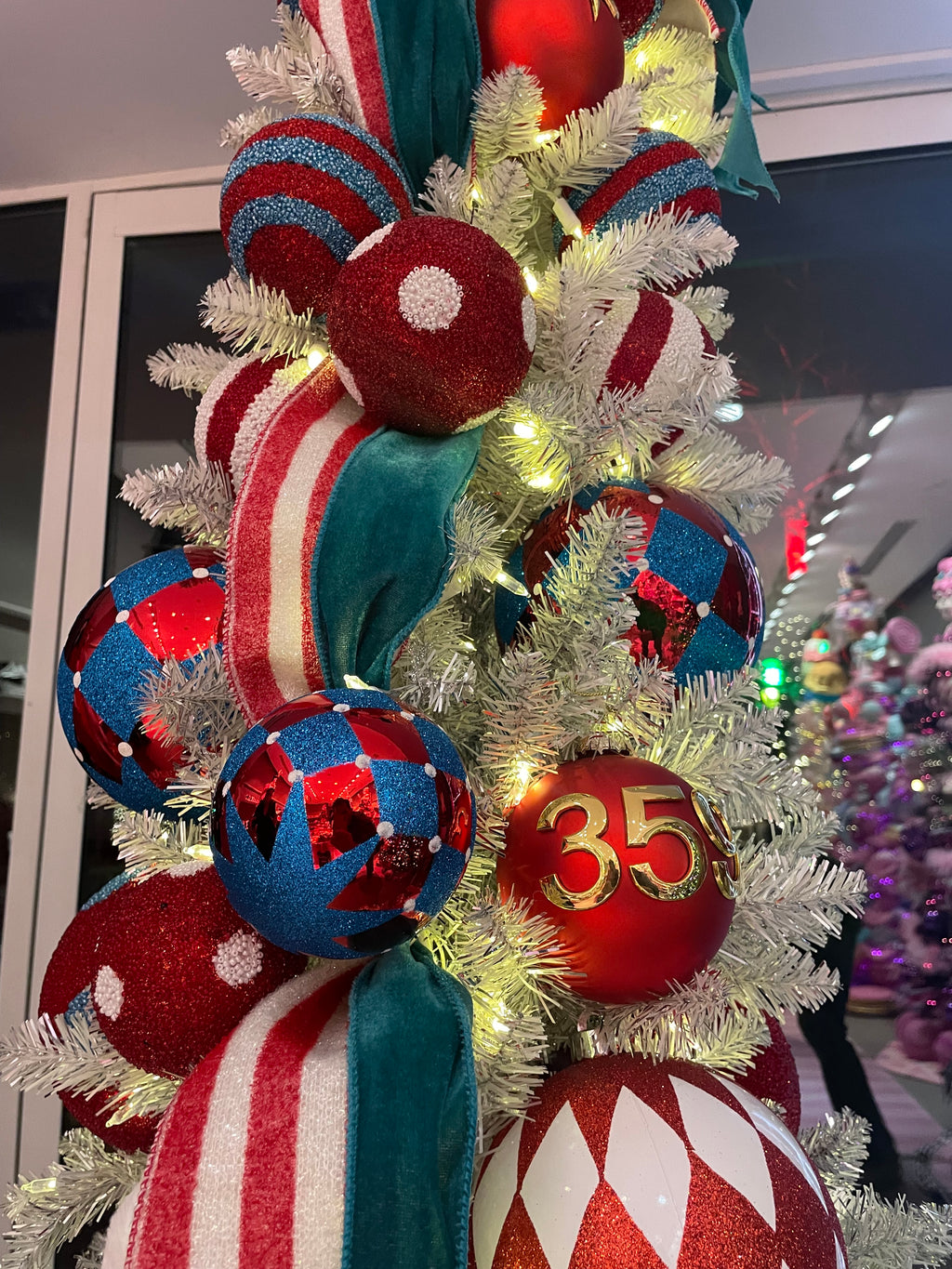 Red White Blue Tree - Bronze