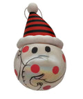 Glass Ornament 6 inch - circus elephant