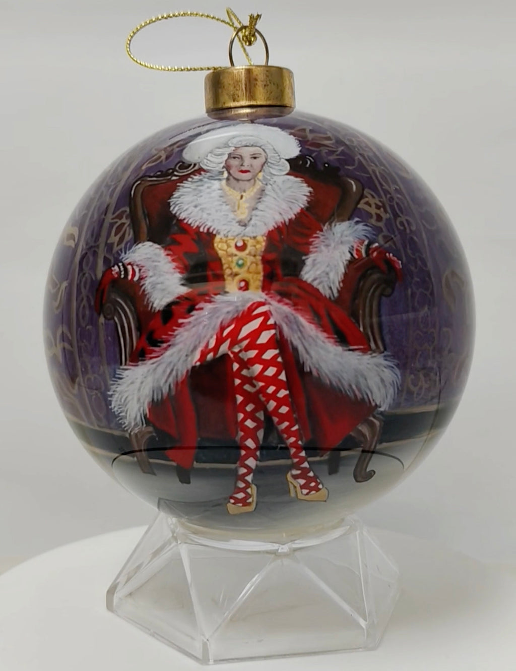 Cool Ms Claus I Limited Edition Glass Ornament - 4 inch
