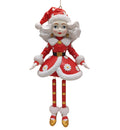 Cool Ms Claus Collectible Doll Ornament
