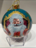 Cool Santa I Limited Edition Glass Ornament - 4 inch