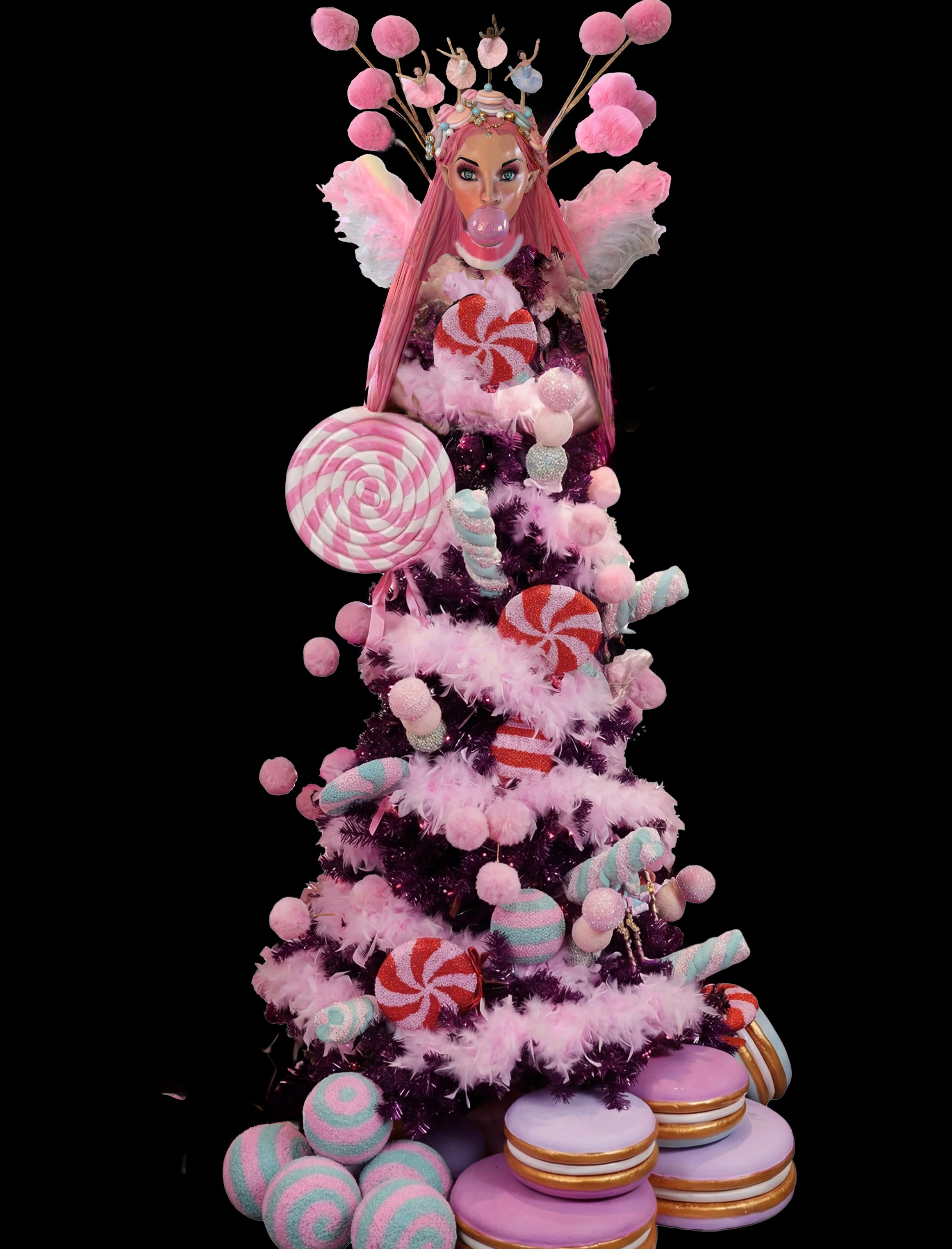 Enchanted Fairies and Dolls Gold Tree - II