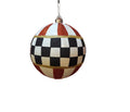 Glitter Ball 4 inch - circus pattern