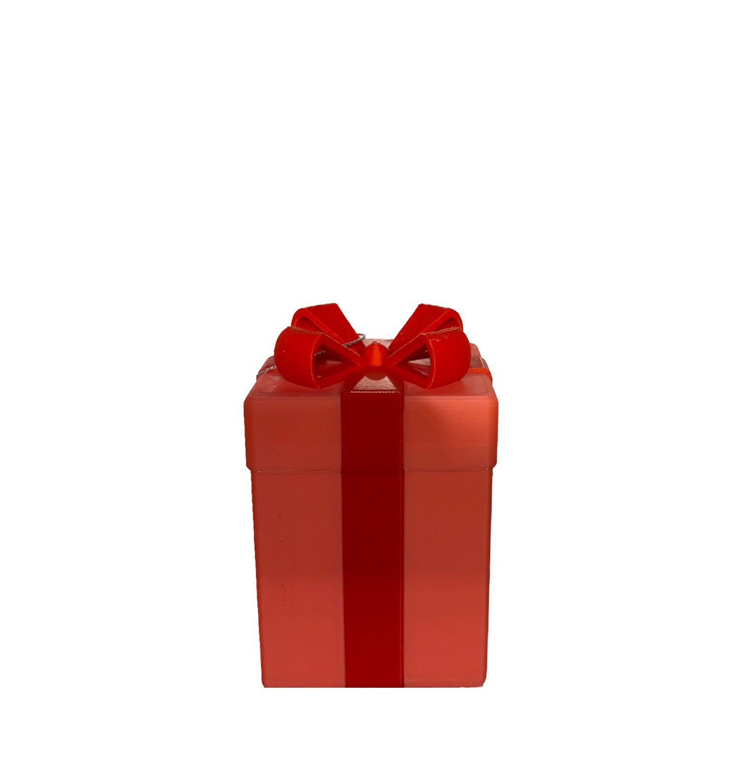 Present Box Ornament -  Pink