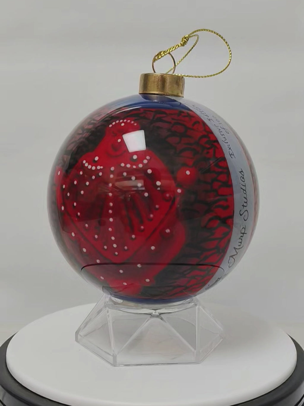 Red Queen Limited Edition Glass Ornament - 4 inch