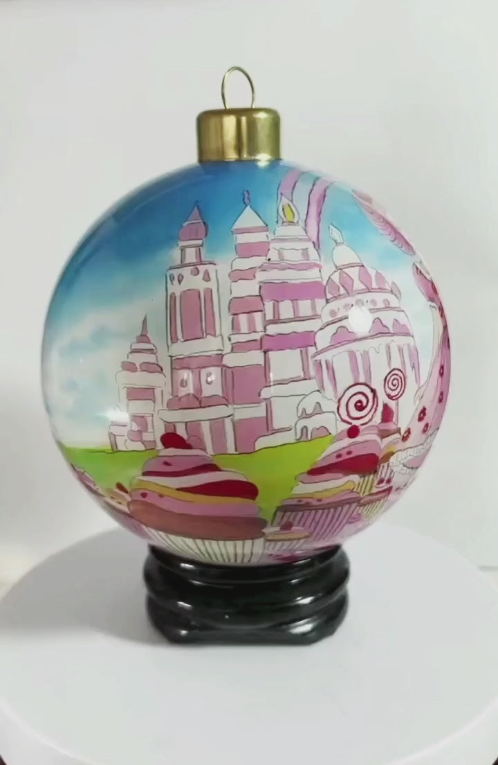 Princess Castle Limited Edition Glass Ornament - 4 inch
