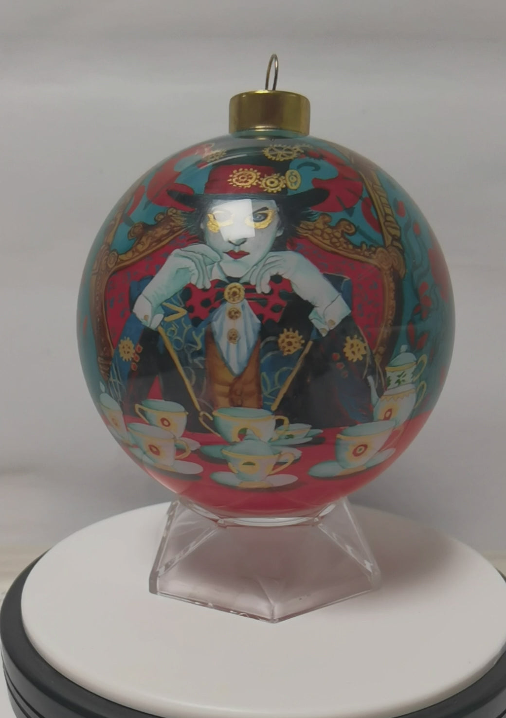 The Mad Hatter Limited Edition Glass Ornament - 4 inch