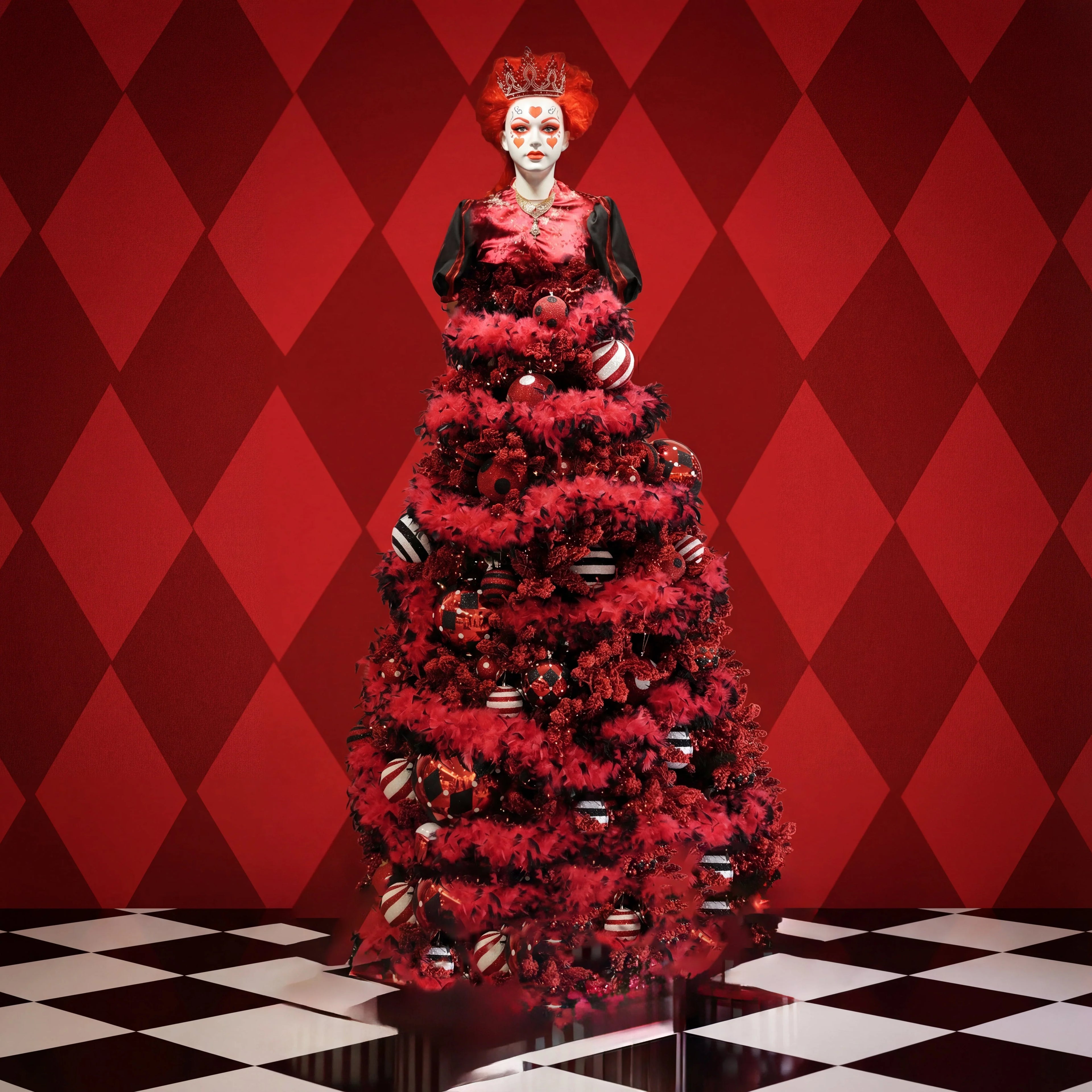 Red Queen Custom Tree - Double Platinum