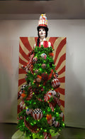 Cirque de Noel Classic Green Ringmaster Custom Tree - Gold