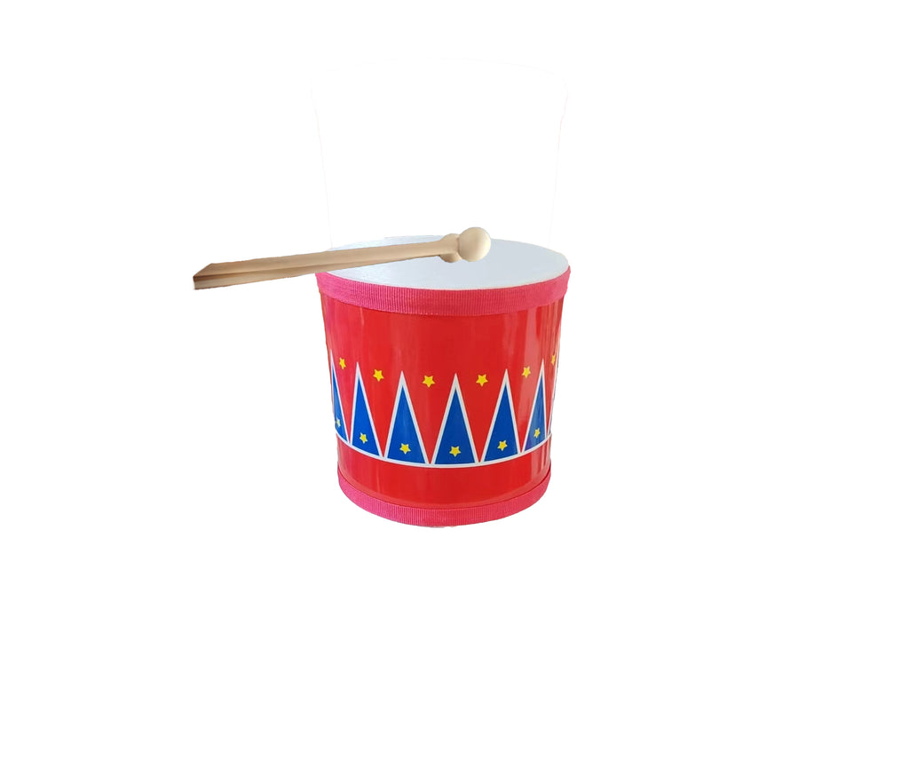 Drum Red and Blue - 6 inch