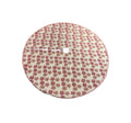 Tree Skirt 48 inch - dusty rose flowers