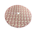 Tree Skirt 56 inch - dusty rose flowers